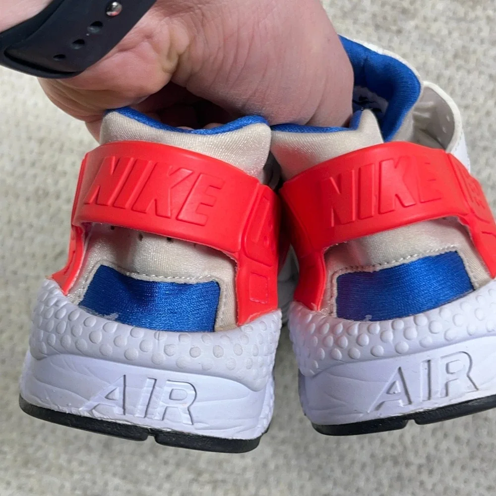 Nike Air Huarache Ultramarine‎ Mens Size 8 White Blue Orange 2017 318429-112